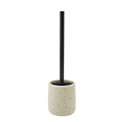 Porto Perry Ceramic Toilet Brush and Holder Oat