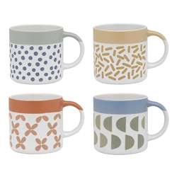 Porto Loft 
Set of 4 Mugs 
320ml
Assorted