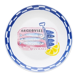 Porto Positano Side Plate 20cm  Anchovies