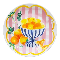 Porto Positano Side Plate 20cm Gingham