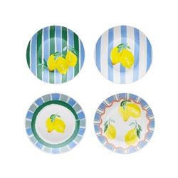 Porto Limone Set of 4 Side Plates 20cm