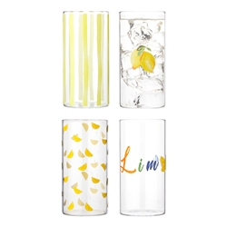 Porto Limone Set of 4 Hi Ball Tumblers 520ml