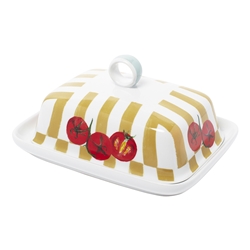 Porto Valentina Butter Dish Tomato