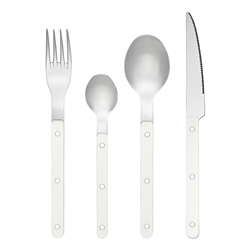Porto Sona 16 Piece Cutlery Set Vanilla