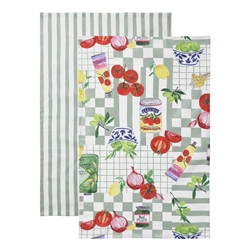 Porto Valentina Set of 2 Tea Towels