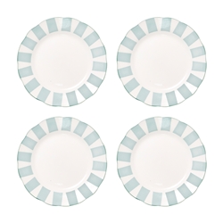 Porto Emery Set of 4 Dinner Plates Sage 26.5cm