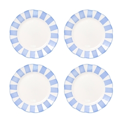 Porto Emery Set of 4 Dinner Plates Sky 26.5cm