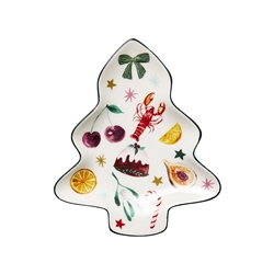 Porto 'Tis The Season Tree Plate 15cm