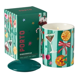 Porto 'Tis The Season Ceramic Candle 490g Gingerbread