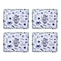 Porto Nautilus Set of 4 Placemats 34cm Siren