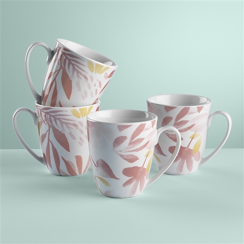 Botany Mugs Set of 4 280ml