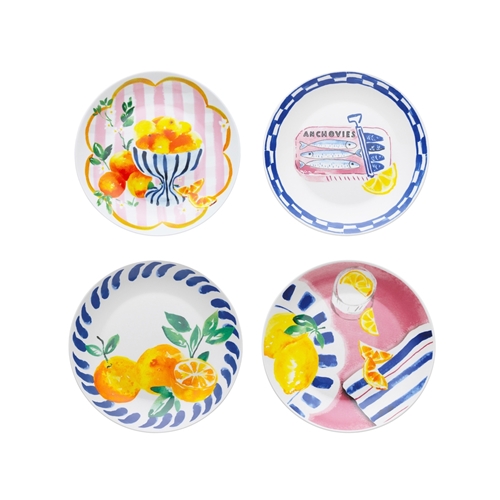 Porto Positano Set of 4 Side Plates 20cm