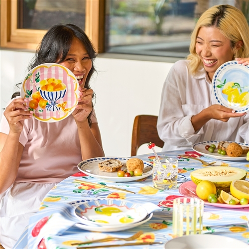 Porto Positano Side Plate 20cm  Lemon