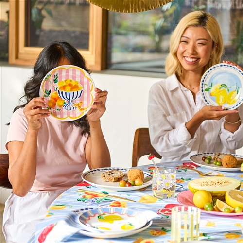 Porto Positano Side Plate 20cm  Lemon