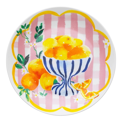 Porto Positano Side Plate 20cm Gingham