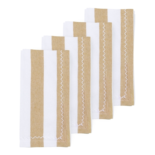 Porto Lola Set of 4 Napkins Almond