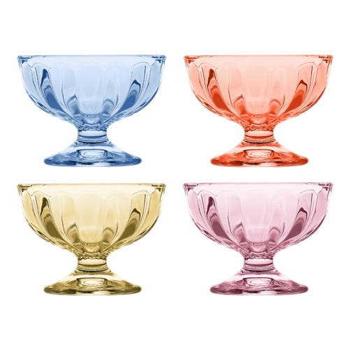 Porto Dessert Set of 4 Icecream Cups 130ml