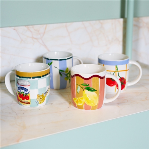 Porto Valentina Set of 4 Mugs 300ml