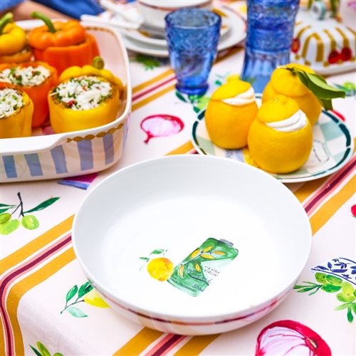 Porto Valentina  Set of 4 Dinner Bowls 21.5cm Assorted