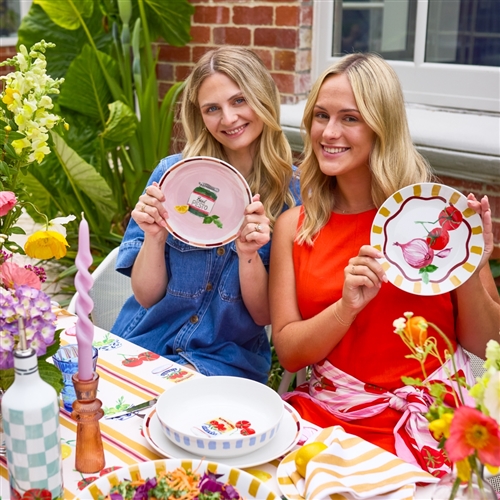 Porto Valentina  Set of 4 Dinner Bowls 21.5cm Assorted