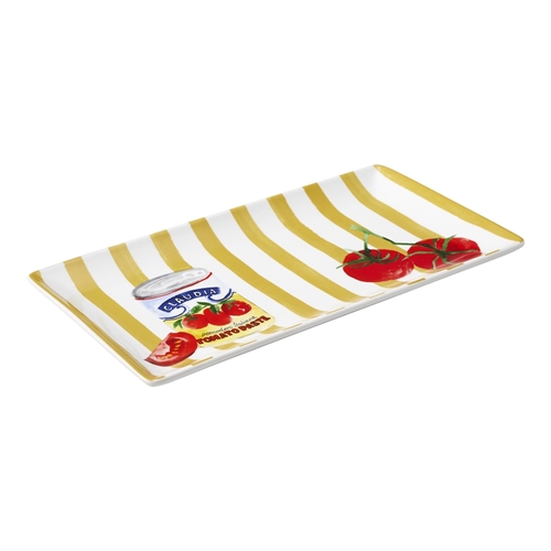 Porto Valentina Rectangle Serving Platter 29.5cm Tomato