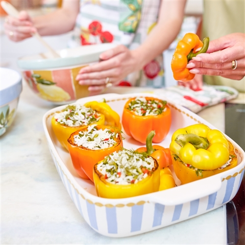 Porto Valentina Large Rectangle Baker 38cm