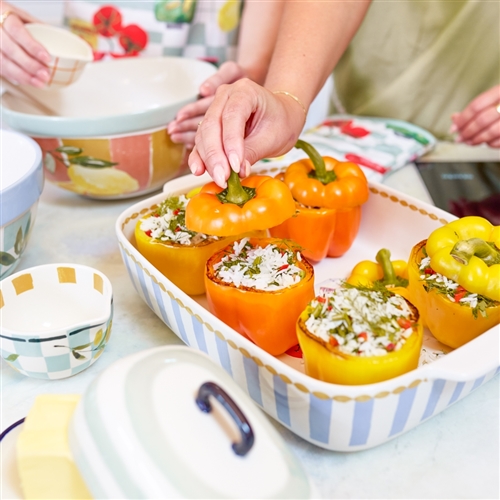 Porto Valentina Large Rectangle Baker 38cm