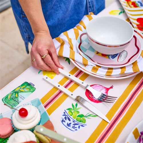 Porto Sona 16 Piece Cutlery Set Vanilla