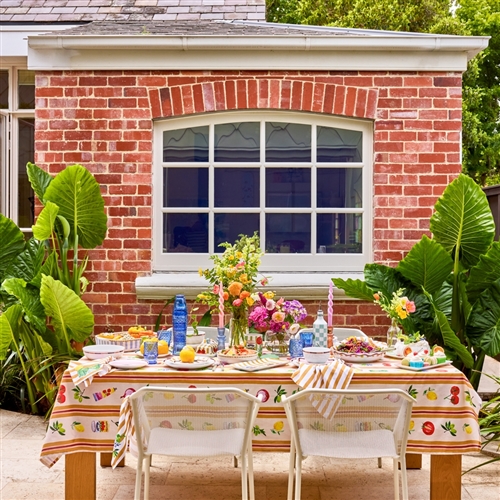 Porto Valentina Tablecloth 230cm x 150cm Vintage