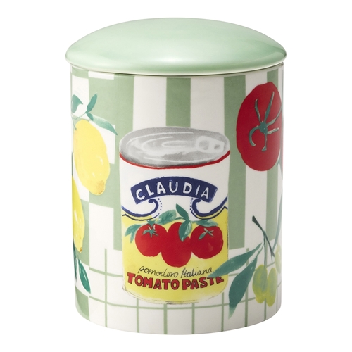 Porto Valentina Ceramic Candle with lid 490g
