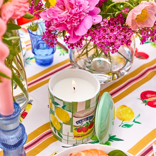 Porto Valentina Ceramic Candle with lid 490g
