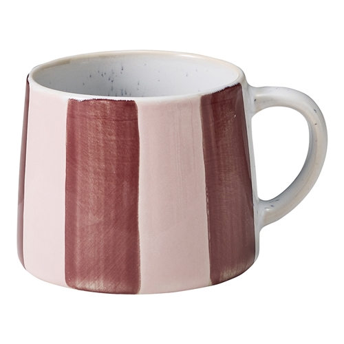 Porto Carnevale Mug 320ml Berry Stripe