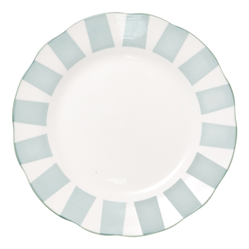 Porto Emery Set of 4 Dinner Plates Sage 26.5cm