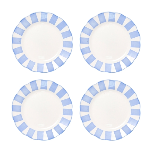 Porto Emery Set of 4 Dinner Plates Sky 26.5cm