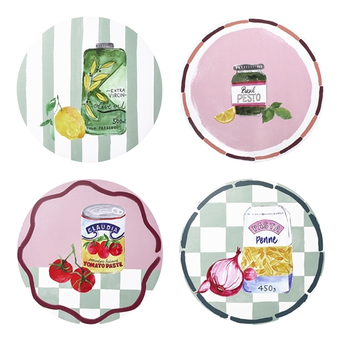 Porto Valentina Set of 4 Round Placemats