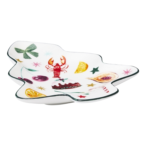 Porto 'Tis The Season Tree Plate 15cm