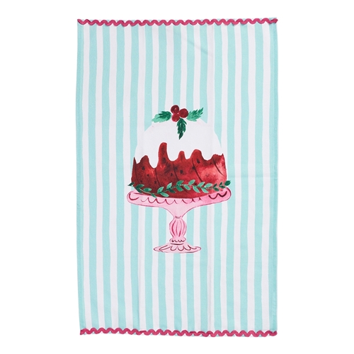 Porto 'Tis The Season Set of 2 Tea Towels Pudding