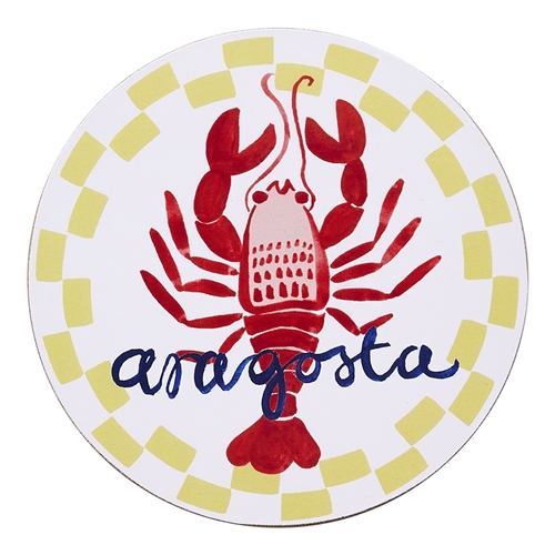 Porto Nautilus Set of 4 Round Coasters 10cm Del Mare