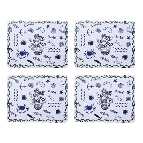 Porto Nautilus Set of 4 Placemats 34cm Siren