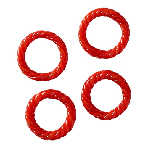 Porto 'Tis The Season Set of 4 Napkin Rings